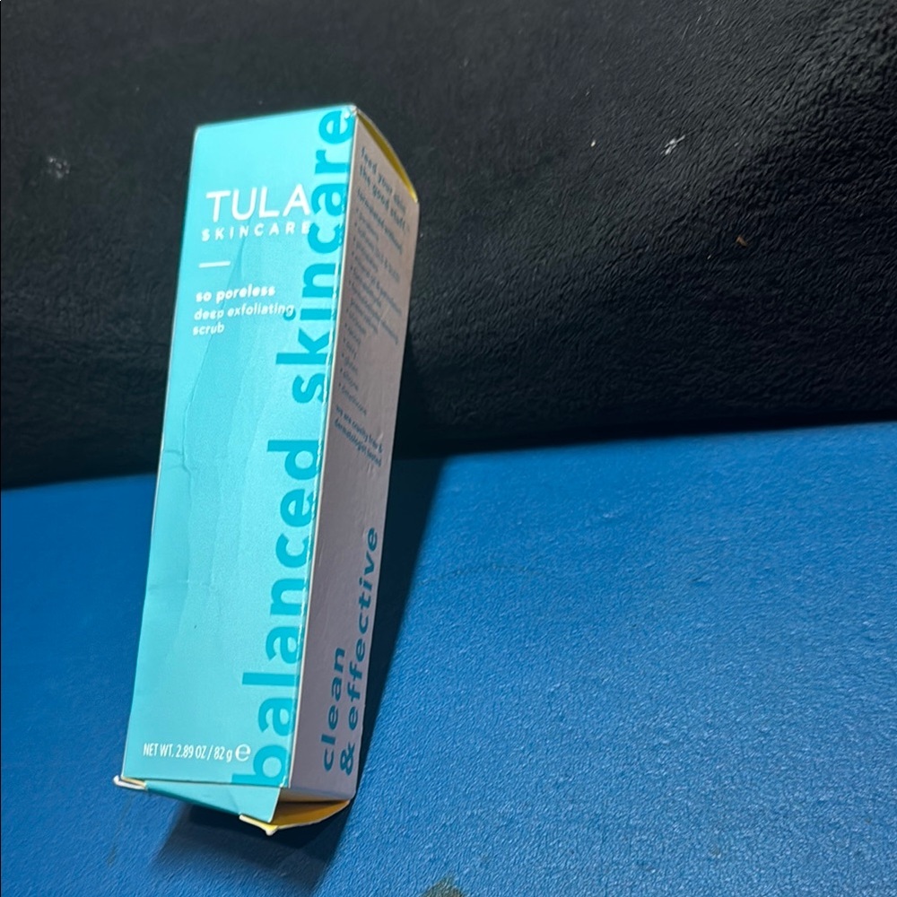 Tula Skincare Deep Exfoliating Pore Scrub in Blue